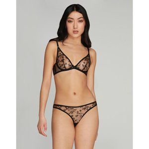 Agent Provocateur Henrieta Black Set 36DD/4 NWT